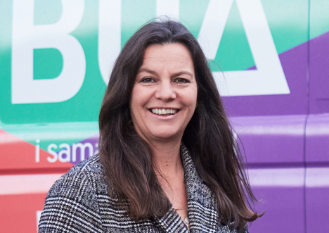 Bilde av Monica Vogt, dagleg leiar i stiftelsen BUA